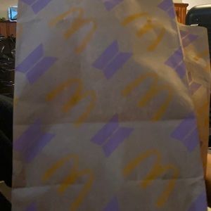 bts meal McDonald’s bag